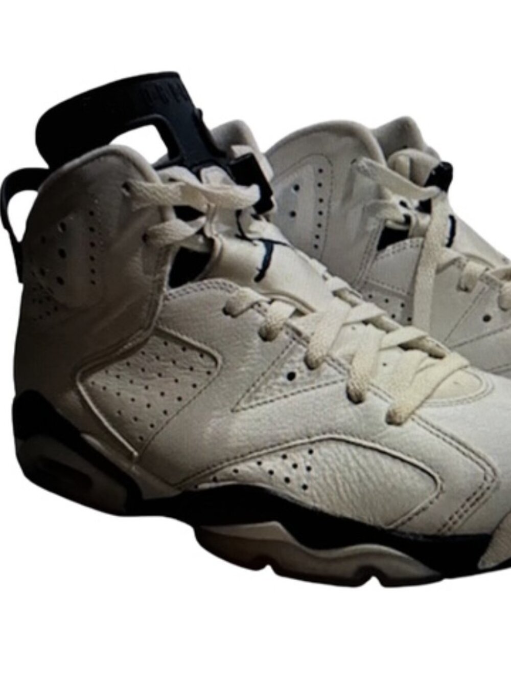 Men's Air Jordan 6 Retro Midnight Navy/White Sneakers-Size 9-Mid-top Style